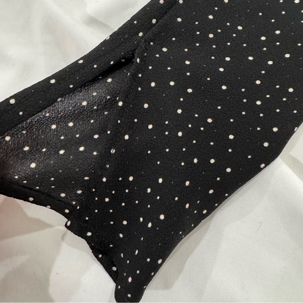 TOPSHOP Mix & Match Floral Spot Wrap Dress | Size 0 - Picture 7 of 9